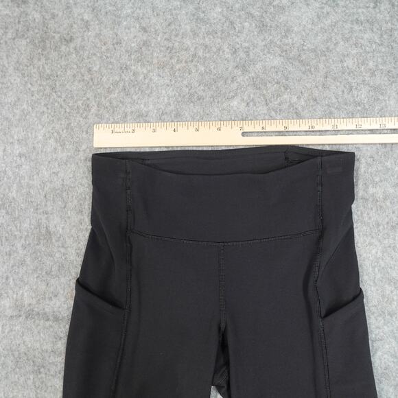 Lululemon Leggings Womens 2 Speed Up 27" Black Run Gym Yoga Workout Athletic - Picture 2 of 8